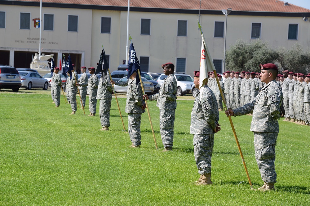 Change of responsibility ceremony, 1st Battalion (Airborne), 503rd Infantry