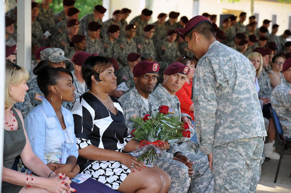 Change of responsibility ceremony, 1st Battalion (Airborne), 503rd Infantry