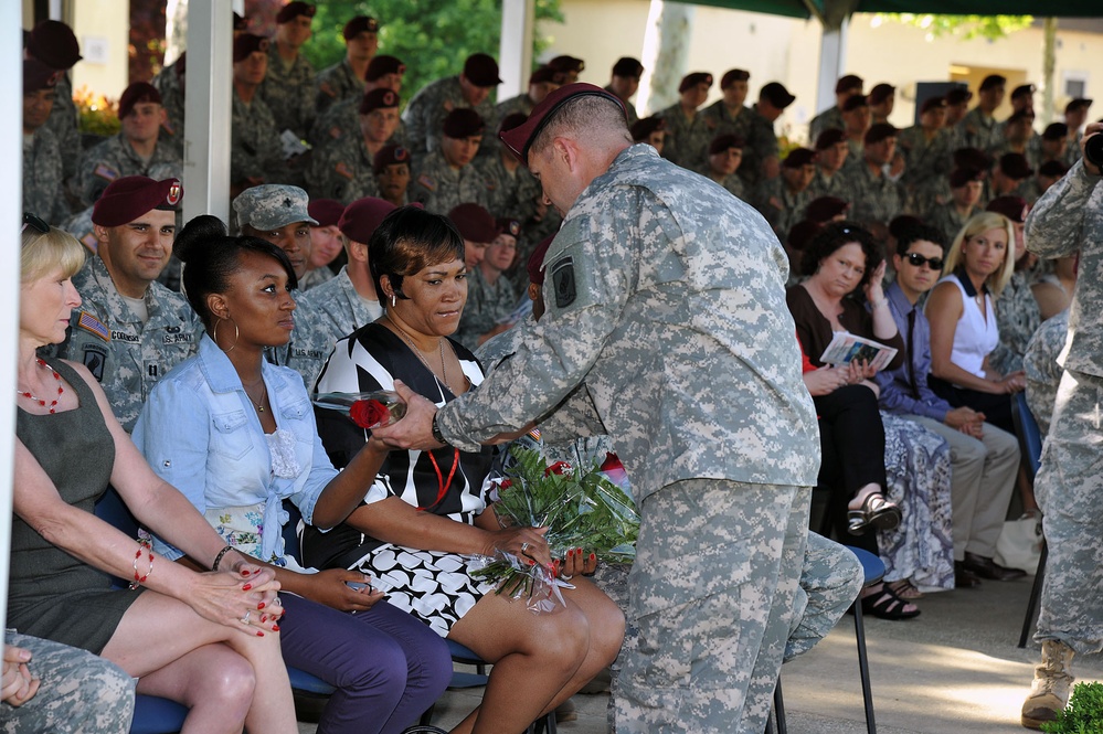 Change of responsibility ceremony, 1st Battalion (Airborne), 503rd Infantry