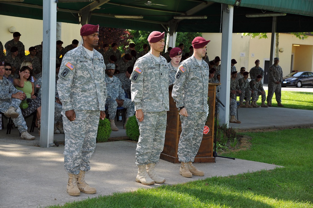 Change of responsibility ceremony, 1st Battalion (Airborne), 503rd Infantry