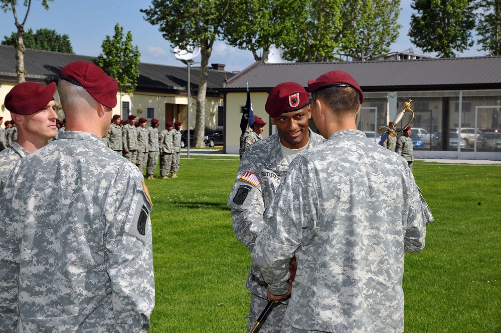 Change of responsibility ceremony, 1st Battalion (Airborne), 503rd Infantry