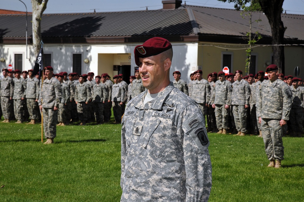 Change of responsibility ceremony, 1st Battalion (Airborne), 503rd Infantry