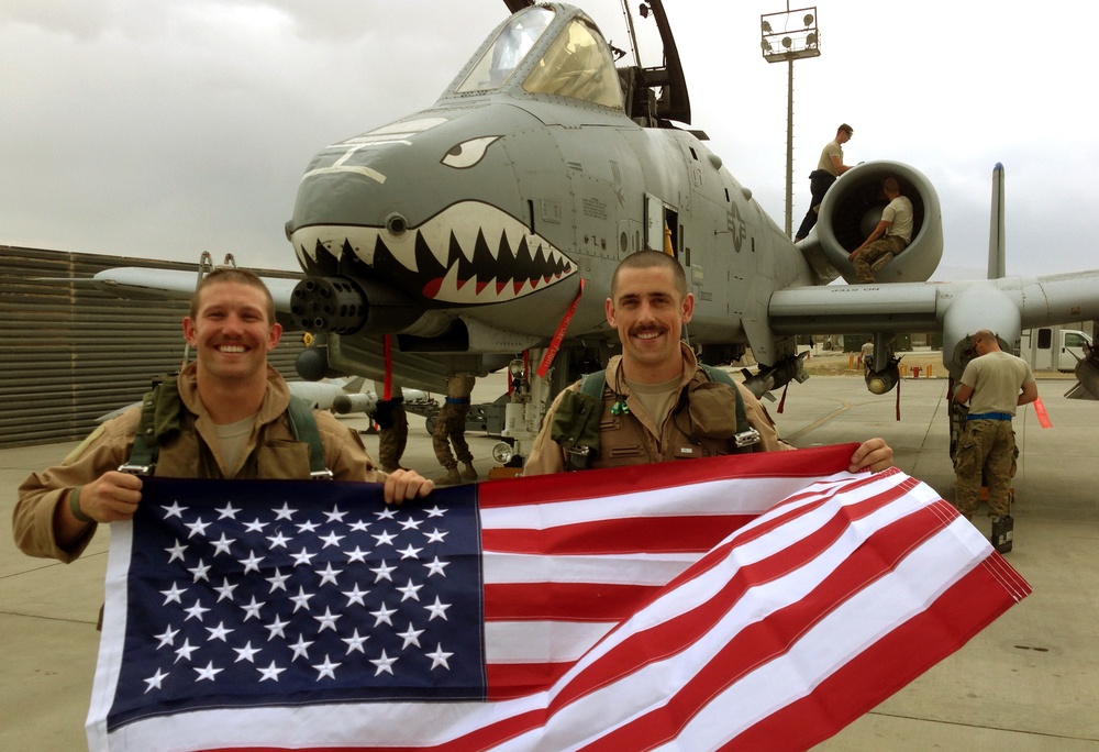 Pilots, former classmates share unique mission at Bagram