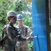 Joint Task Force Jaguar soldiers build in El Tamarindo