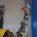 Joint Task Force Jaguar soldiers build in El Tamarindo