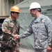 Joint Task Force Jaguar soldiers build in El Tamarindo