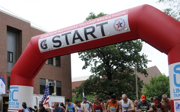 Second-time marathon winner, a deployed soldier lead the way for National Guard runners