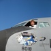 Graduated Seward High School student unveils graphic design nose art on KC-135