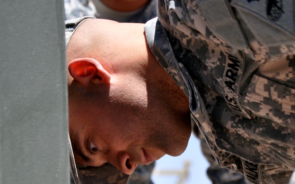 Expeditionary combat outpost conserves resources