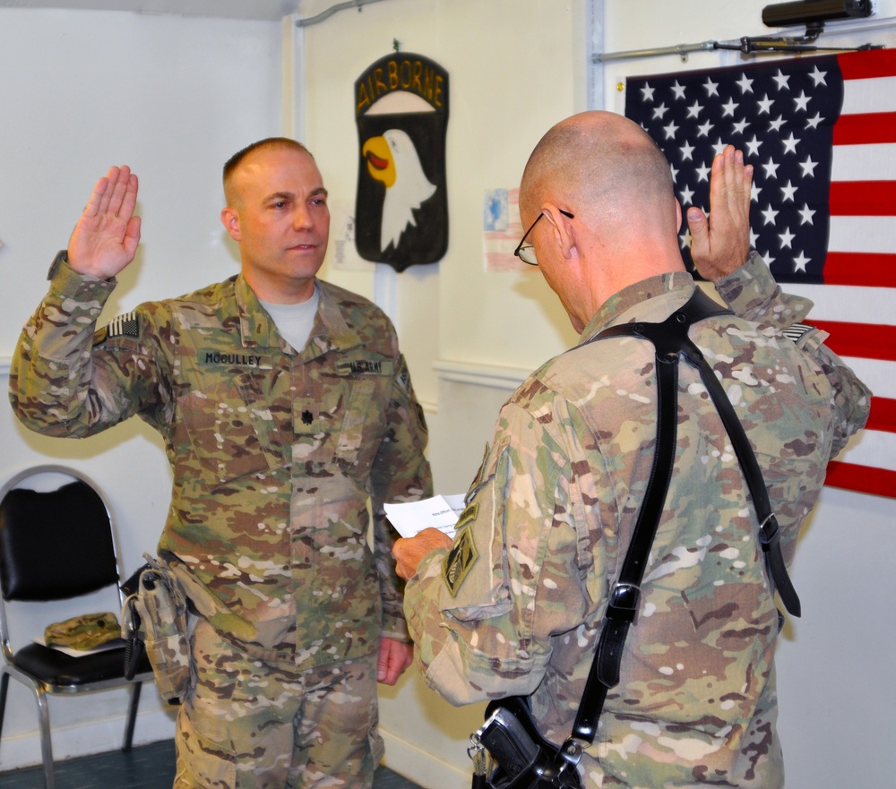 McCulley promoted in Afghanistan