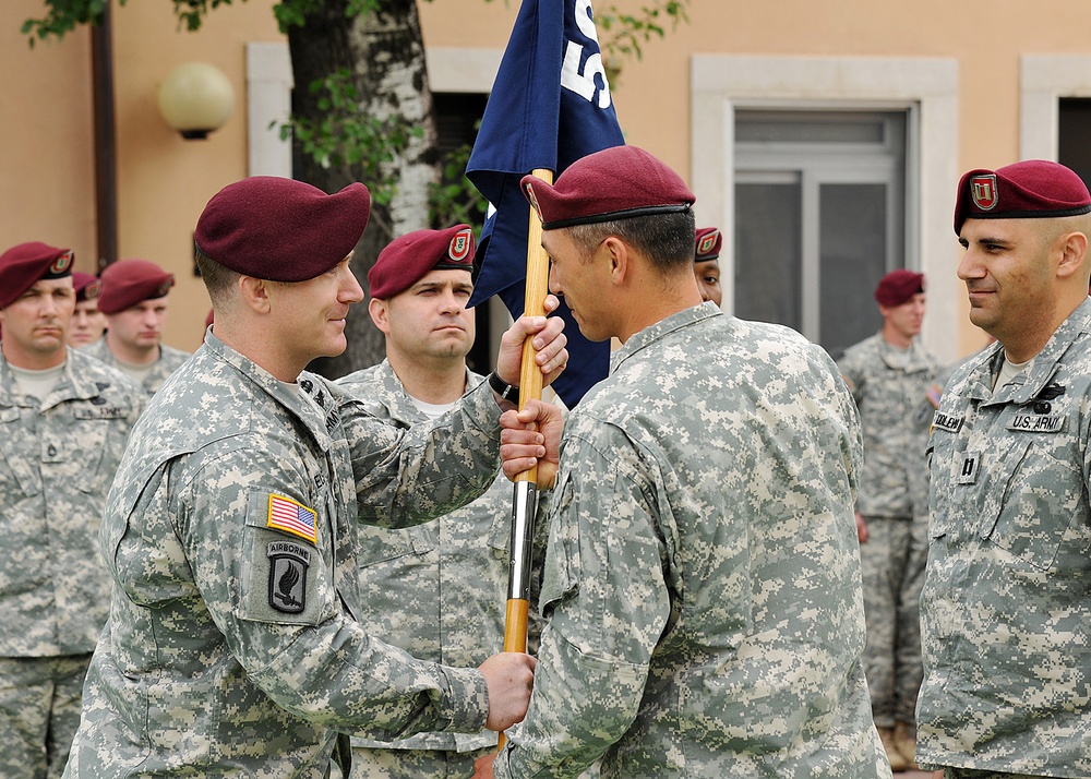 1st 503rd Legion change of command