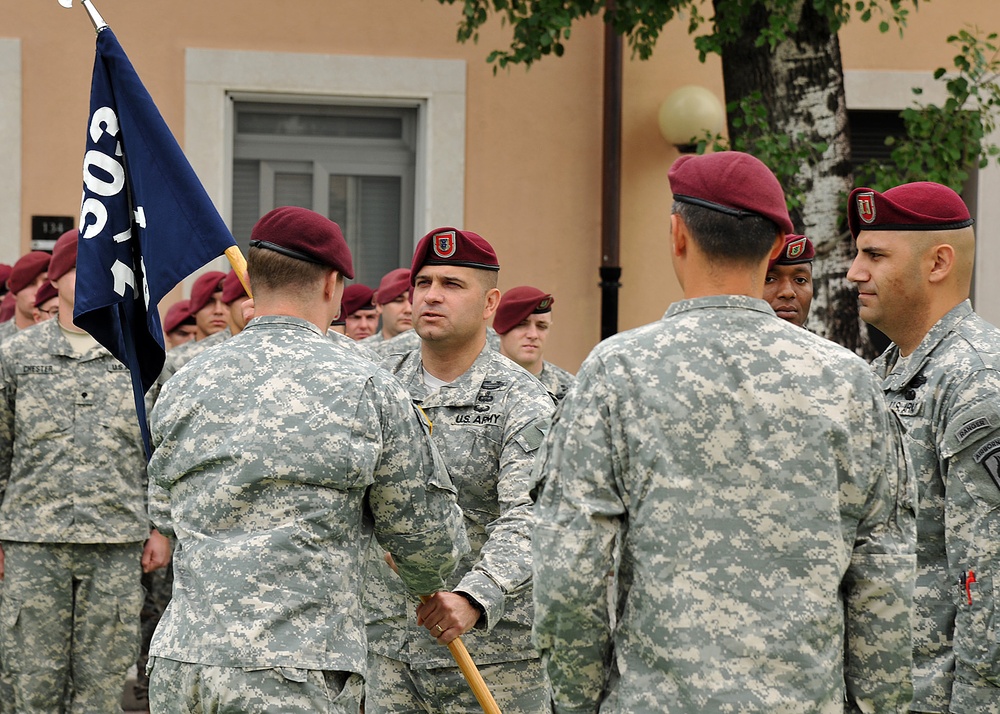 1st 503rd Legion change of command