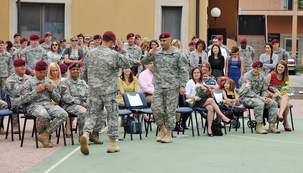 1st 503rd Legion change of command