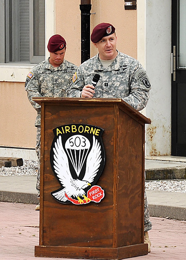 1st 503rd Legion change of command