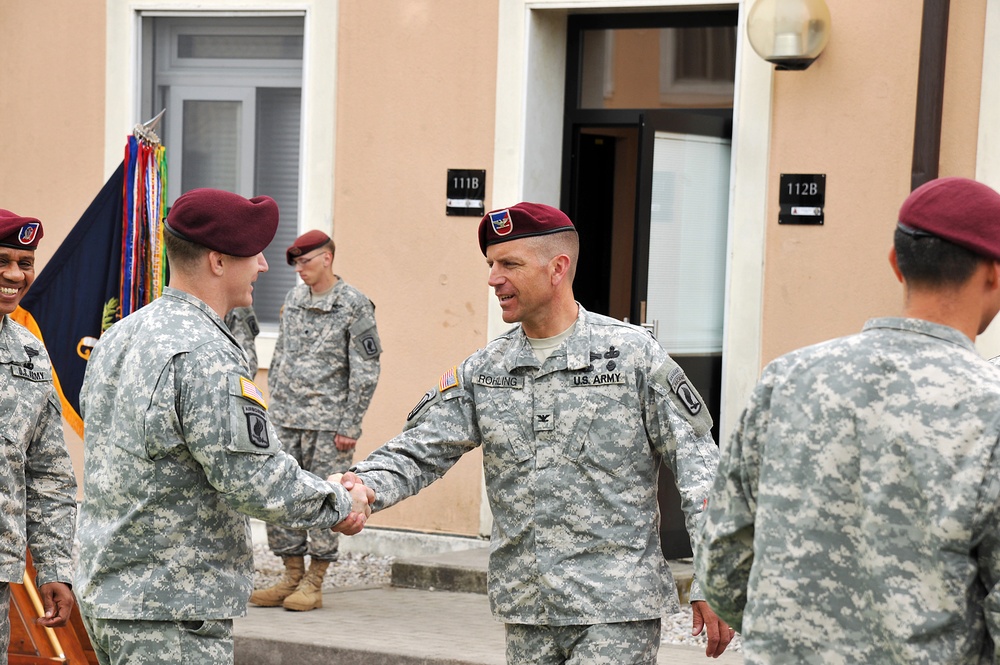 1st 503rd Legion change of command