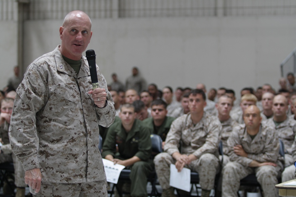 'Combat Bowling': 3rd MAW commanding general unveils leadership initiative