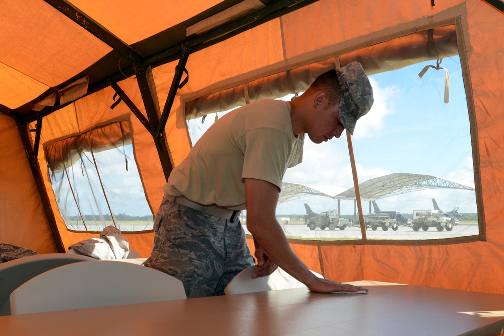 169th Services Flight - Single Palletized Expeditionary Kitchen