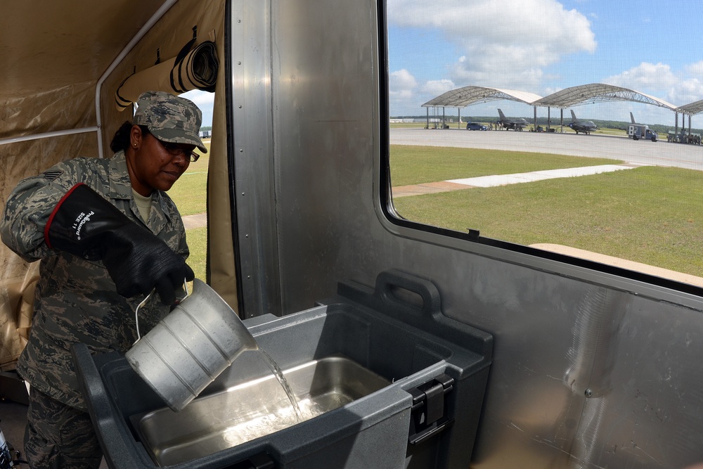 169th Services Flight - Single Palletized Expeditionary Kitchen