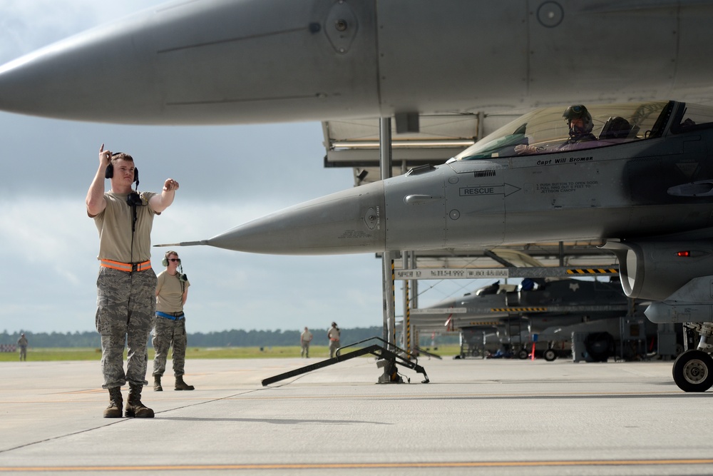 June Readiness Exercise F-16 Fighting Falcon regeneration