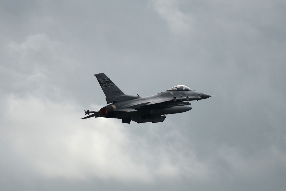 June Readiness Exercise F-16 Fighting Falcon regeneration