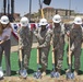 Soldiers help break ground for future baseball stadium