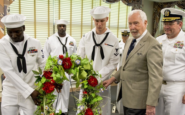 Battle of Midway wreath dedication