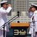 Retirement ceremony aboard USS Ronald Reagan