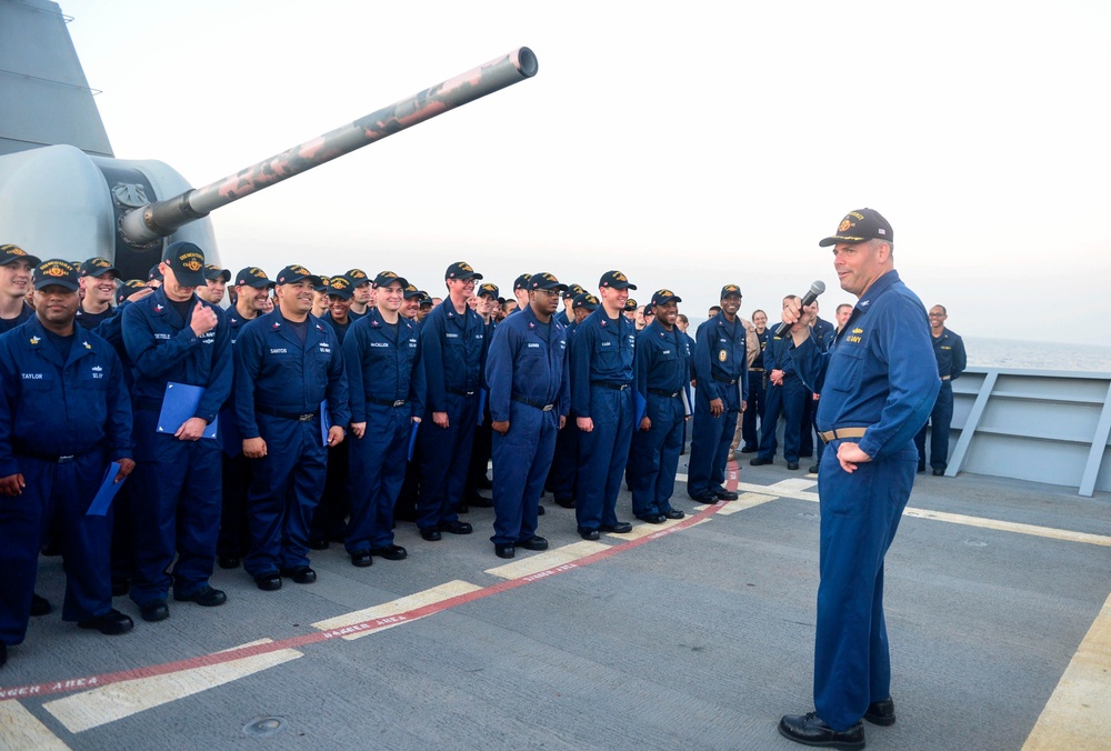 USS Monterey action