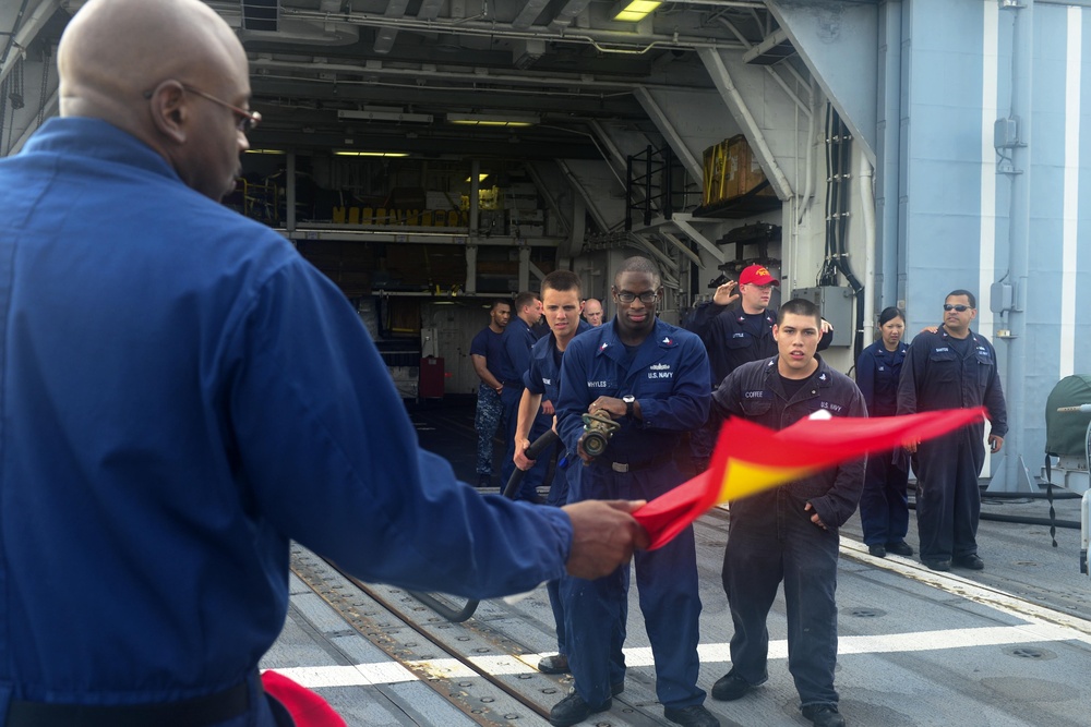 USS Monterey action