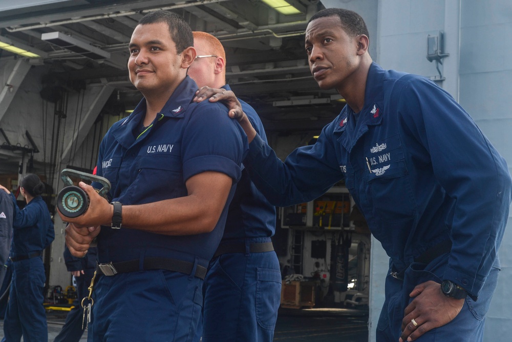 USS Monterey action