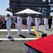 Retirement ceremony aboard USS Ronald Reagan