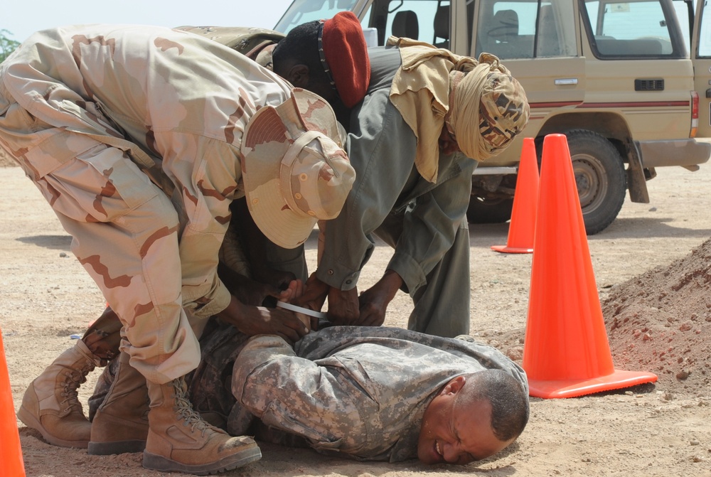 2-138th FSC shares best ECP practices with Djiboutian army
