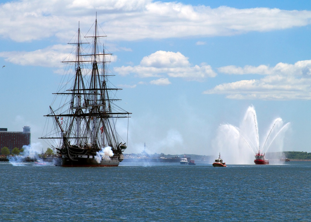 USS Constitution's first turnaround cruise of 2013
