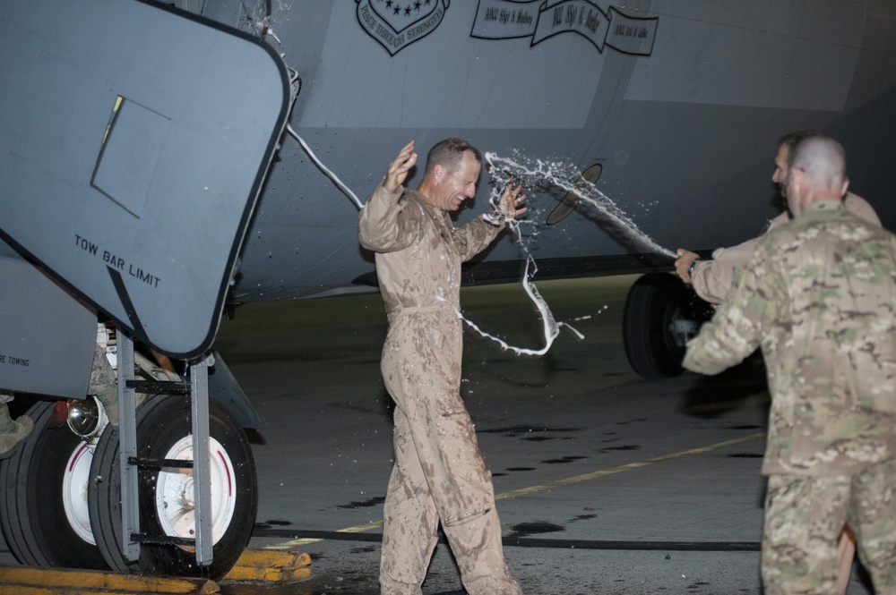 376th AEW commander completes his 'fini flight'