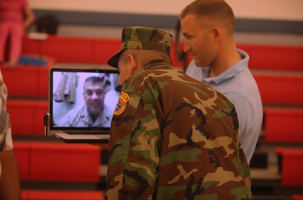 Father watches son’s Young Marine graduation from Afghanistan