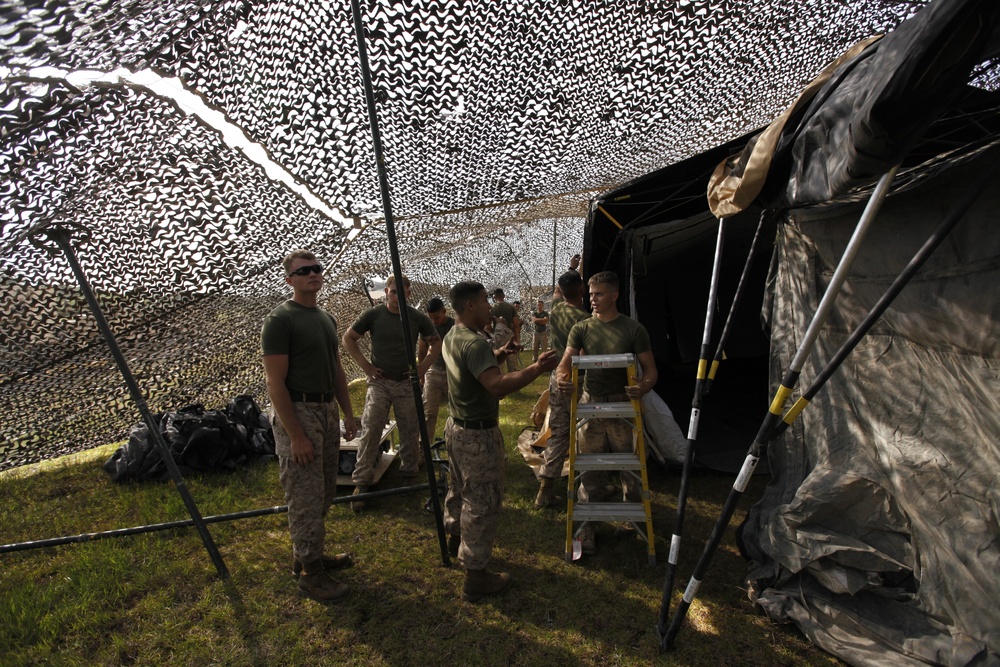 MASS-1, MACG-28 train with CAC2-S in simulated assault environment