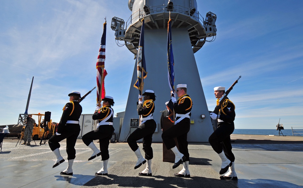 USS Mount Whitney Battle of Midway ceremony