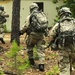 Paratroopers participate in gas chamber training