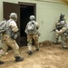 Paratroopers participate in gas chamber training