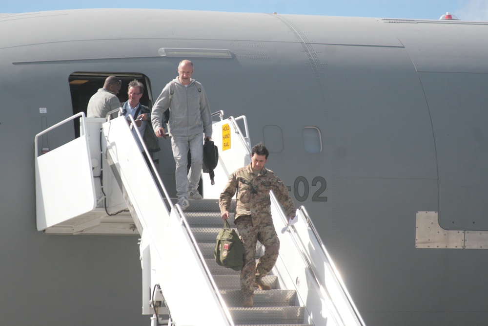Benvenuti: Italians land at Cherry Point