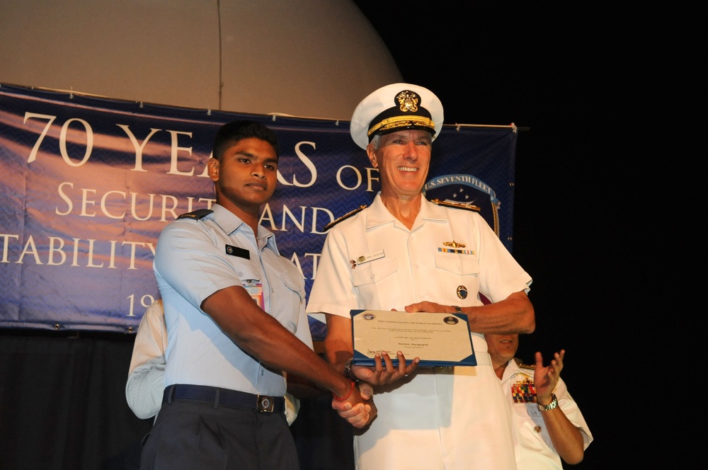 Ceremony aboard USS Blue Ridge