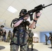 Soldiers from the Netherlands army conduct training in a Dismounted Soldier Training System (DSTS) at the 7th U.S. Army Joint Multinational Training Command (JMTC)