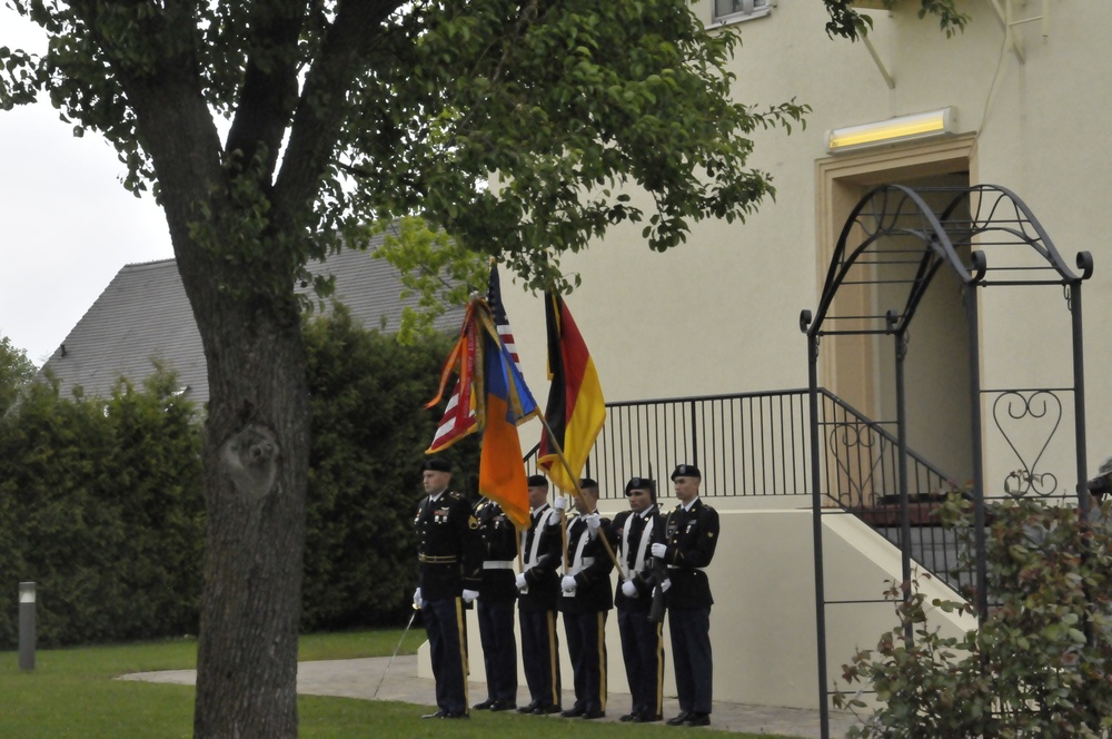 12th Combat Aviation Brigade and US Army Garrison Ansbach Memorial Day dedication ceremony