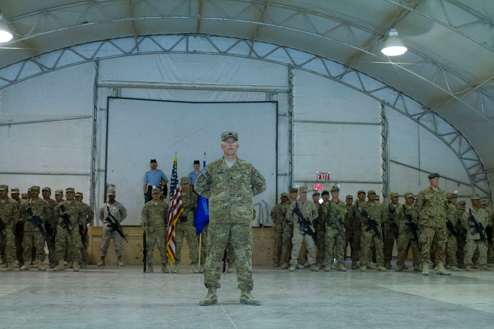 Regional Support Command (Southwest) RSC (SW) conducts a change of command ceremony