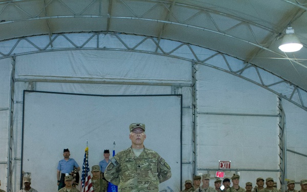 Regional Support Command (Southwest) RSC (SW) conducts a change of command ceremony