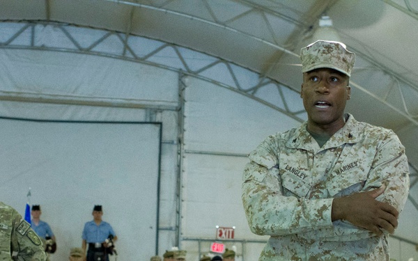 Regional Support Command (Southwest) RSC (SW) conducts a change of command ceremony