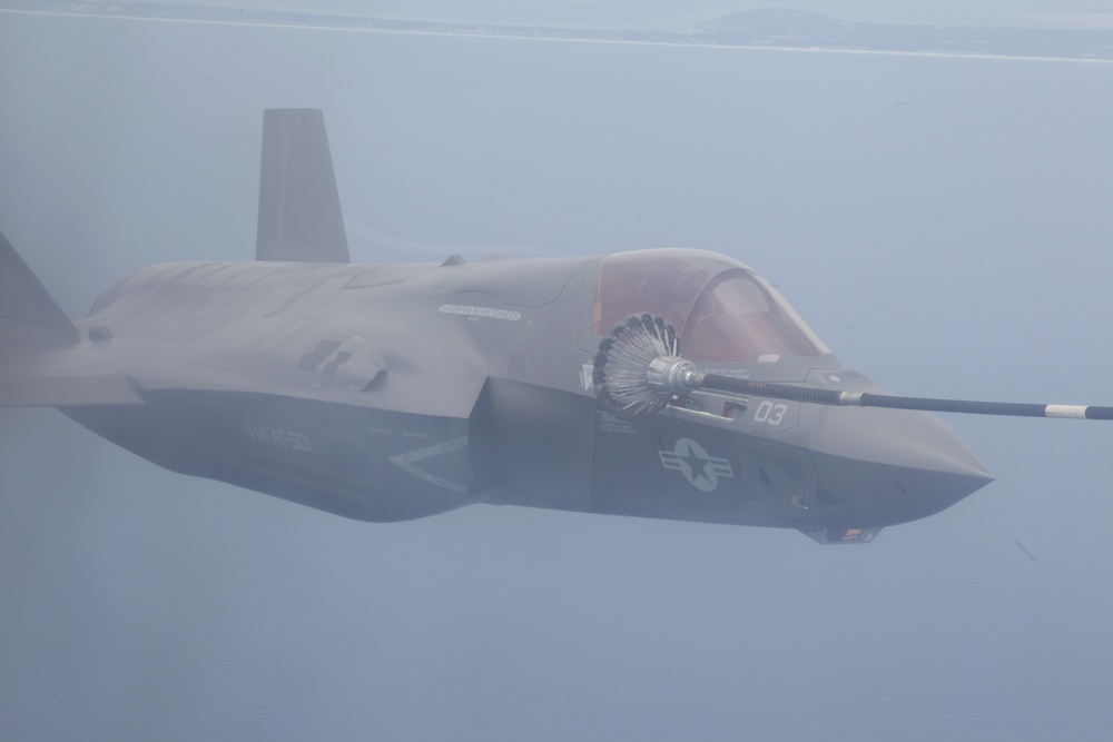 KC-130s, F-35s hook up for refueling operations