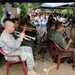 Joint Task Force Jaguar Chief performs with Salvadoran band