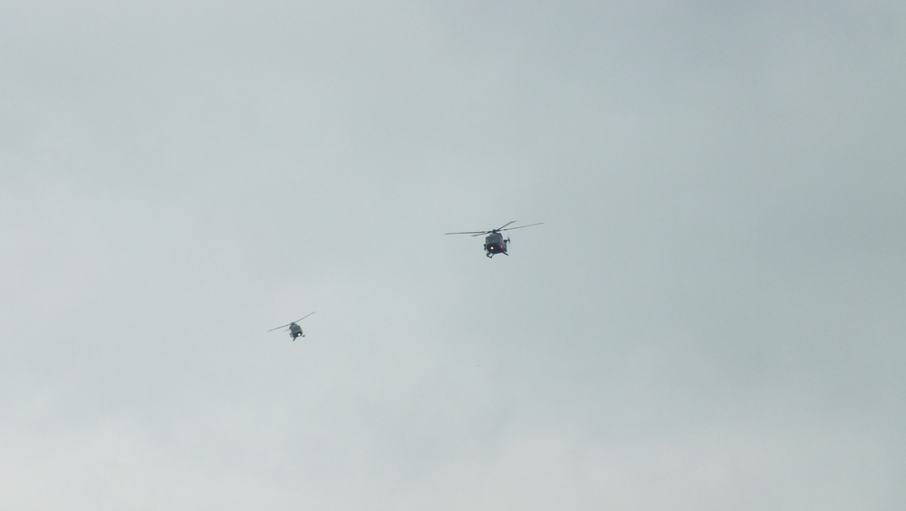 Oberdachstetten Local Training Area gets some 'royal' visitors.