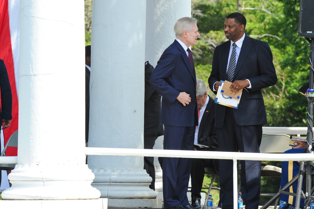 Wreath-laying ceremony in honor of slain civil rights activist Medgar Evers